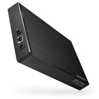 AXAGON Eksterno kućište EE35-XA3, crno, 3.5", USB 3.0, SATA II